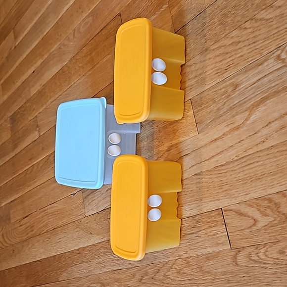 Set Empilofreeze Tupperware - 3 Boîtes 650 Ml - Orange - Neuf